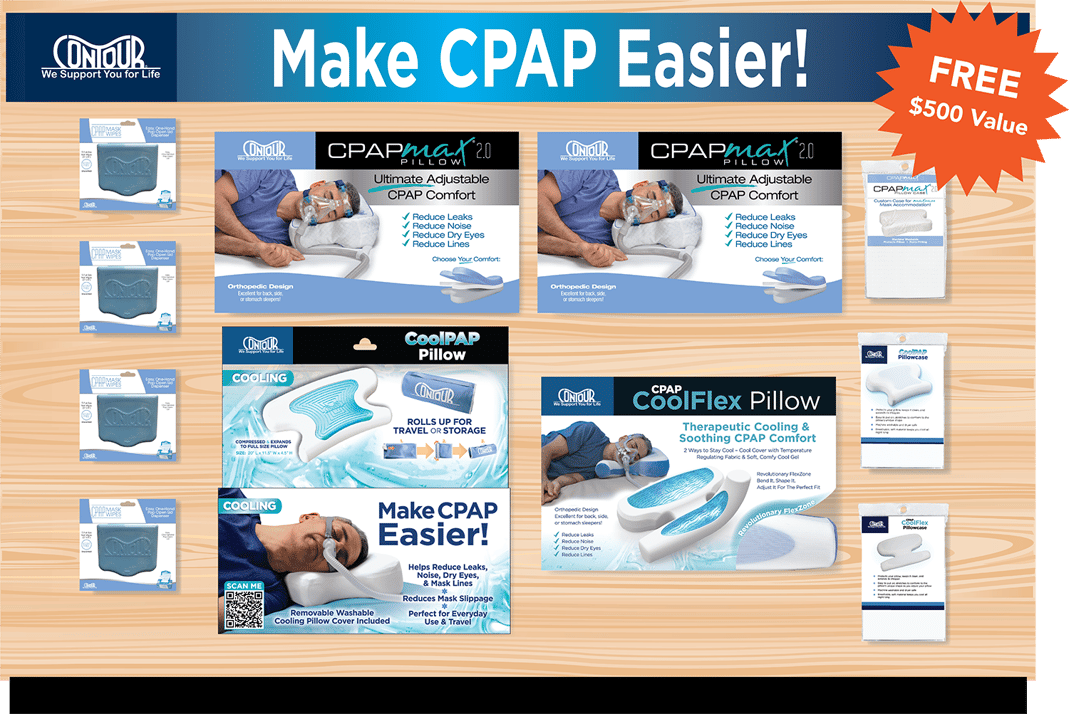 4 x 6 CPAP comfort bundle ash planogram