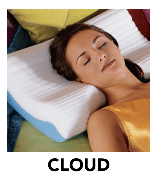 Cloud pillow for snoring
