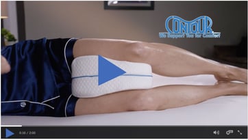 Contour Legacy Leg Pillow for Back Pain & Side Sleepers