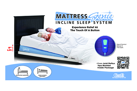 Mattress Genie Incline Sleep System, How To Raise Bed Frame For Acid Reflux